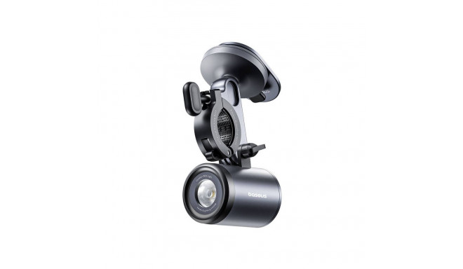 Baseus PrimeTrip 2-in-1 bike mount, phone holder + flashlight (black)