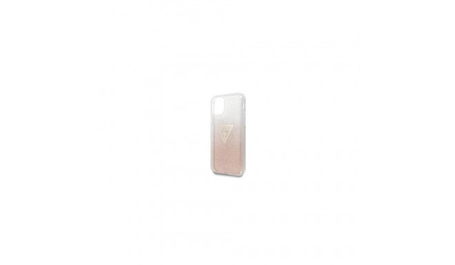 Guess Apple iPhone 11 Pro Solid Glitter Cover Pink