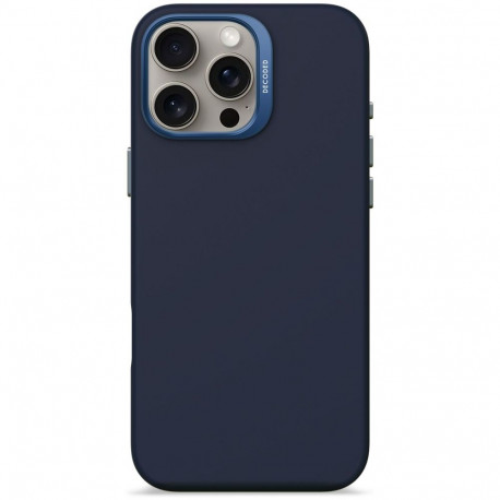 Decoded AntiMicrobial Silicone Backcover iPhone 16 Pro Max Navy