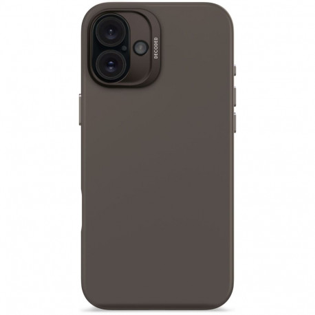 Decoded AntiMicrobial Silicone Backcover iPhone 16 Plus Black