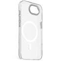 Decoded taaskasutatud plastist läbipaistev valge iPhone 16e tagakate