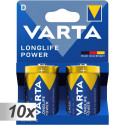 10x2 Varta Longlife Power Mono D LR 20 sisekarp