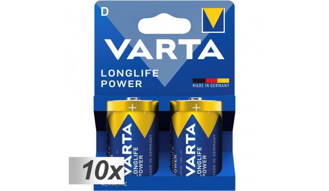 6x2 Varta Longlife Power Mono D LR 20 sisekarp