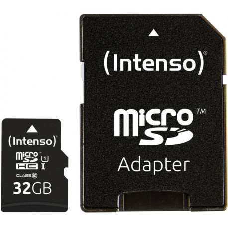Intenso mälukaart microSDHC 32GB Premium UHS-I + adapter