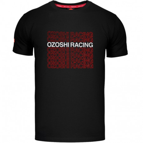 Koszulka męska Ozoshi TSH04 czarna OZ93791 S