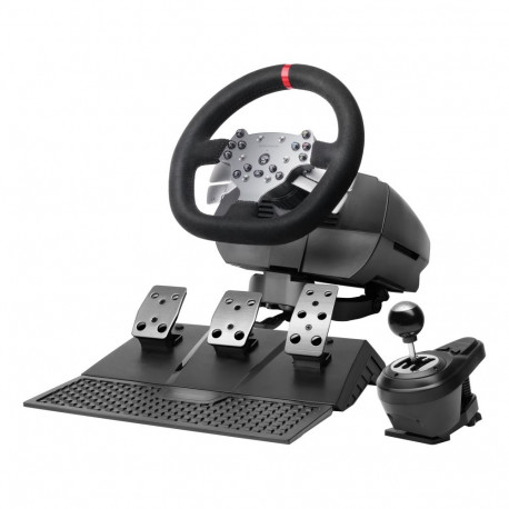 Mars Gaming MWHRSX Gaming Steering Wheel + Pedals Android, PC, PlayStation 4, Xbox Series S, Xbox Se