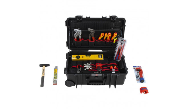 Knipex 00 21 33 S mehaaniku tööriistakomplekt 17 tööriista
