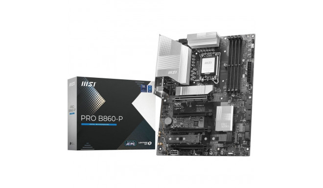 MSI PRO B860-P - Socket 1851 - motherboard (black/silver)