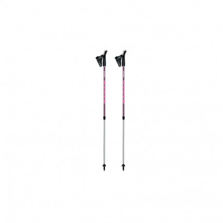 Gabel RITMO Entry level walking poles, Fuchsia, 77-130CM