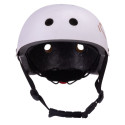 Kask M dla dzieci 3-7 lat - SUN BABY z lampką LED  biały
