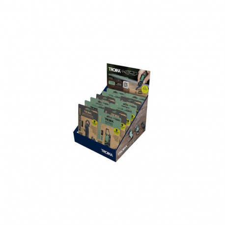 TROIKA Counter display incl. 12 x mini tools (CKT../GR), pre-sorted (4 x CKT25/GR, CKT26/GR, CKT30/G
