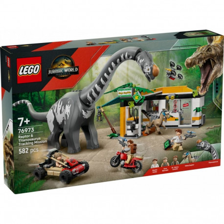 Bricks Jurassic World 76973 Raptor & Titanosaurus Tracking Mission