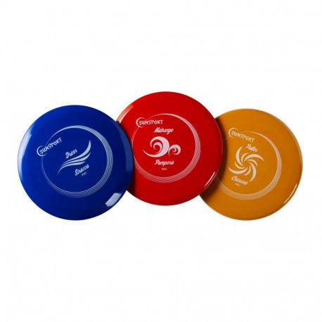 Gra DiscGolf set Pro, Putter,Mid Range&Drivet Plastik