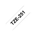 Brother TZe-251 lint, 24 mm x 8 m, must valgel
