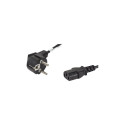 Lanberg | CEE 7/7 to IEC 320 C13 Power Cord | CA-C13C-10CC-0018-BK
