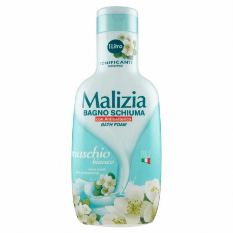 Malizia antibakteriaalne vannivaht White Musk 1000ml