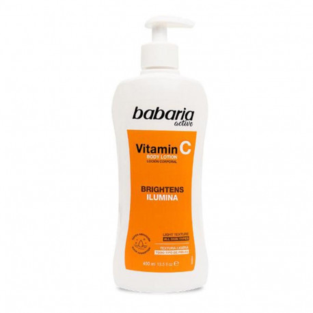 Babaria ihupiim Active Vitamin-C kõikidele nahatüüpidele pumbaga 400ml