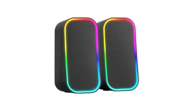Mars Gaming MSOM USB DSP Stereo PC Speakers 20W / RGB / Bluetooth 5.3