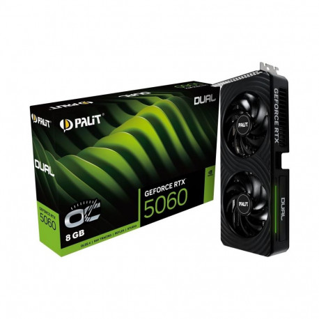Palit videokaart GeForce RTX 5060 Dual OC NVIDIA 8 GB GDDR7