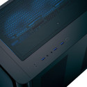 Aerocool P500C-G-BK-v1, tower case (Black, Tempered Glass x 3)