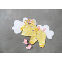 ZAPF Creation BABY born Deluxe Rain Outfit 43cm, doll accessories (yellow/pink)