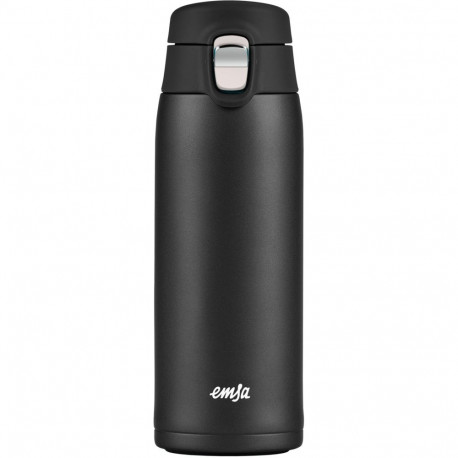TRAVEL MUG light Thermobecher (schwarz (matt), 0,4 Liter, Flip-Deckel)