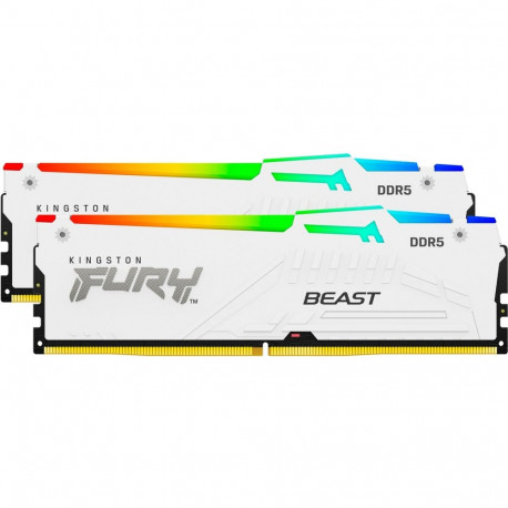DIMM-moodulid KF560C30BWEAK2-64 64GB DDR5-6000 (2x32GB) topeltkomplekt FURY Beast RGB INTEL XMP AMD 