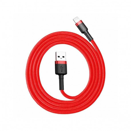 Baseus Cafule USB Lightning Cable 2,4A 0,5m (Red)