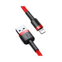 Baseus Cafule USB Lightning Cable 2,4A 0,5m (Red)