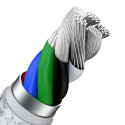 USB-C cable for Lightning Baseus Cafule, PD, 20W, 2m (white)