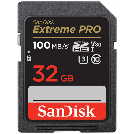 Sandisk mälukaart SDHC 32GB Extreme Pro UHS-I V30 (avatud pakend)