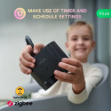 Nutipistikupesa ZigBee, topelt, 230Vac 16A, suletud IP44, energiamõõtmisega, TUYA / Smart Life