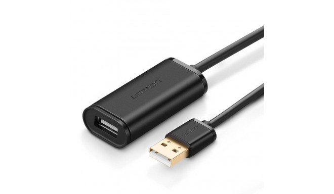 Cable extender active USB AM - AF 20m black US121 UGREEN