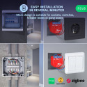 Nous B3Z ZigBee Smart Switch moodul 2 kanaliga, koos võimsusmõõtjaga