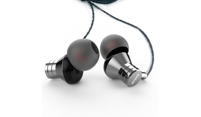 Earphones with Built-in Mic & In-Wire Remote Controller, Silver
