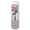 Earphones with Built-in Mic & In-Wire Remote Controller, Silver