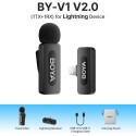 Boya juhtmevaba mikrofon BY-V1 Lightning V2.0 (avatud pakend)