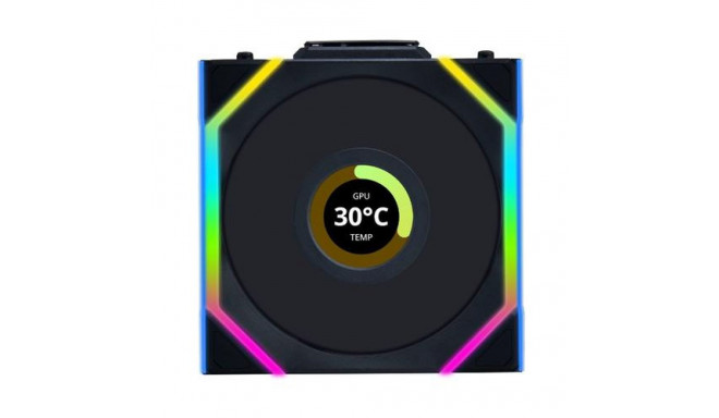 Lian Li UNI FAN SL Wireless LCD 120 Reverse Blade Computer case 12 cm Black 3 pc(s)