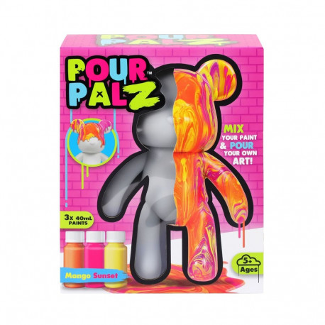 Pour Palz DIY Paint Bear-Mango Magic