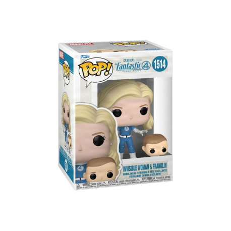 FUNKO POP! Vinyl Figuur: Marvel: The Fantastic Four: First Steps - Invisible Woman & Franklin