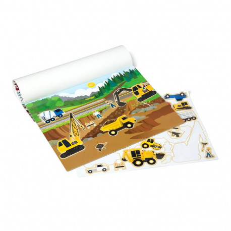 MELISSA & DOUG Reusable Sticker Pad - Vehicles