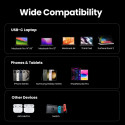 Ugreen Nexode Pro, USB + 2x USB-C, 65W + USB-C kaabel 1,5 m must