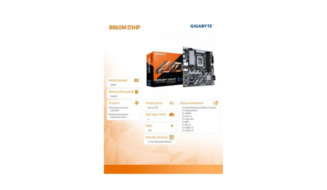 Motherboard B860M D3HP