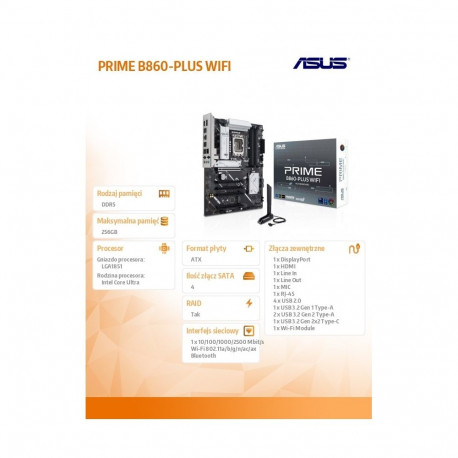 Motherboard PRIME B860-PLUS WIFI