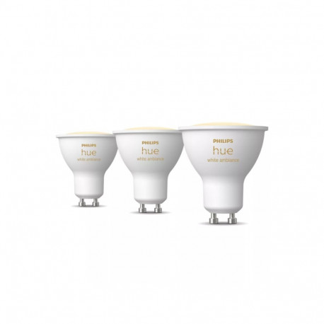 Philips Hue LED nutipirn, BT, valge valgus, GU10, 4.2 W, 3-pakk