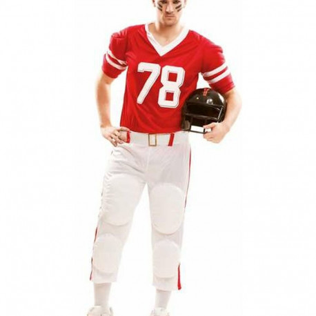 Maskeraadi kostüüm täiskasvanutele My Other Me Ragbimängija 3 Tükid, osad