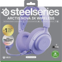 Steelseries Arctis Nova 3X Headset Wireless Head-band Music/Everyday Bluetooth Lavender