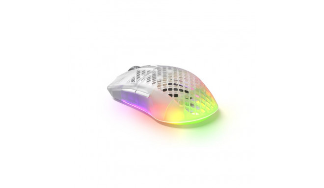 Steelseries Aerox 3 juhtmevaba Ghost paremakäeline RF juhtmevaba + Bluetooth optiline 18000 DPI mäng