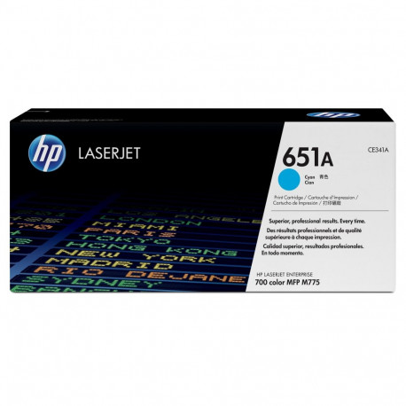 HP 651A tsüaan LaserJet originaal toonerkassett