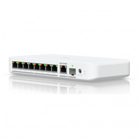 Ubiquiti USW-Flex-2.5G-8-PoE Switch | 8x 2.5GbE RJ45, 1x 10GbE SFP+, 196W